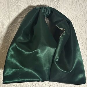 Elegant Green Satin Women's Bag